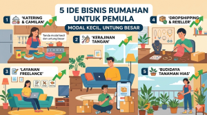 5 Ide Bisnis Rumahan Modal Kecil Untung Besar untuk Pemula